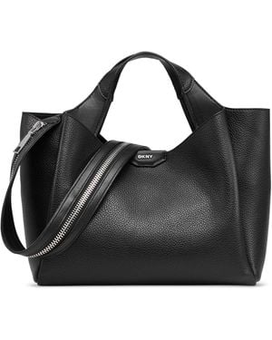 DKNY Willa Top Handle Satchel - Black