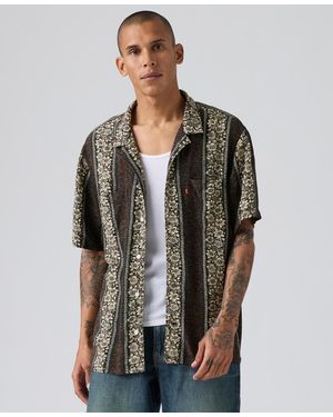 Levi's Relaxed-fit Camp Collar Shirt - Gray