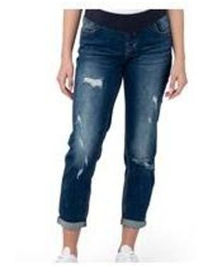 Ripe Maternity Maternity Baxter Boyfriend Jean - Black