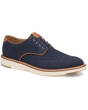 Johnston & Murphy Johnston Murphy Hodges Wing Lace Up Dress Casual Shoe - Blue