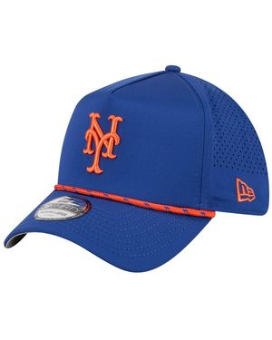 KTZ New York Mets 39thirty A-frame Perforated Flex Hat - Blue