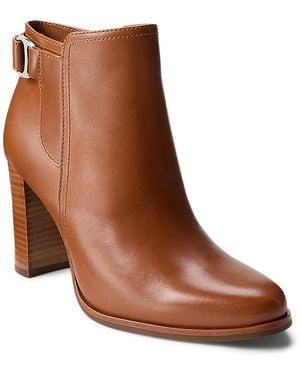 Ralph Lauren Tasha Saddle Booties - Brown