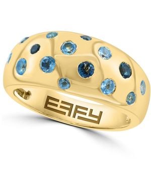 Effy Multi-blue Topaz (1-1/10 Ct. T.w. - Metallic
