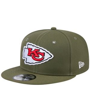 KTZ Kansas City Chiefs Main 9fifty Snapback Hat - Green