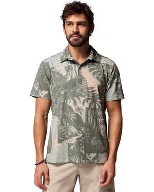 Columbia Super Slack Tide Ii Stretch Polo - Gray