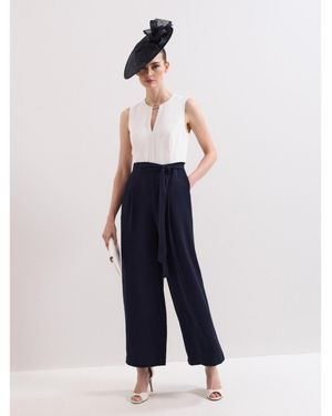 Phase Eight Brylee Wide Leg Jumpsuit - Blue