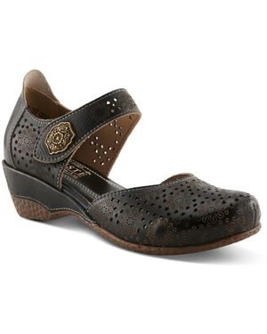 L'ARTISTE Americana Wedge Mary Jane - Black