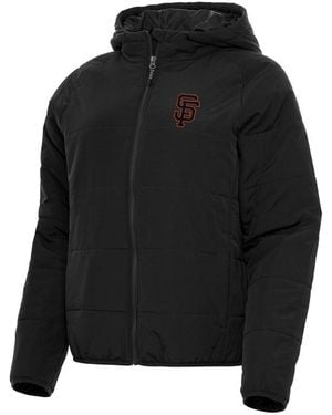 Antigua San Francisco Giants Universe Full-zip Hoodie Jacket - Black