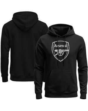 1863fc Arsenal Mono Badge Fleece Hoodie - Black