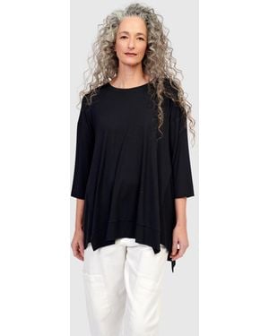 Alembika Essential Oversized Trapeze Top - Blue