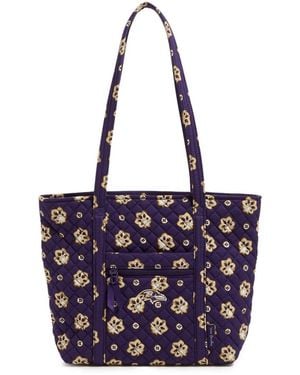 Vera Bradley Baltimore Ravens Quilted Cotton Tote - Purple