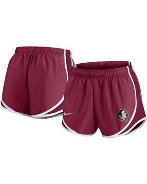 Nike Garnet Florida State Seminoles Primetime Tempo Performance Shorts - Red