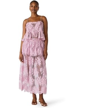 Steve Madden Arietty Square Neck Top - Red