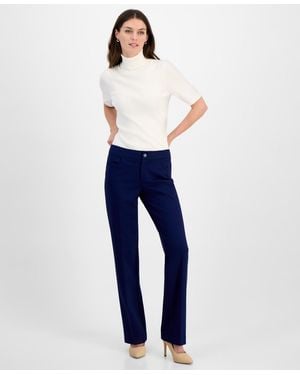 Anne Klein Bootcut Pants - Blue