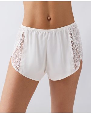 B.tempt'd By Wacoal Lace Elasticated Waistband Shorty - White