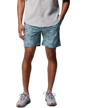 Columbia Performance Fishing Gear Rambler Printed Water Shorts - Blue