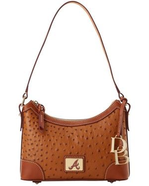 Dooney & Bourke Atlanta Braves Shoulder Bag - Brown