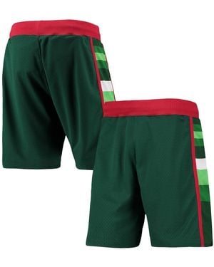 Mitchell & Ness Milwaukee Bucks 1983-84 Hardwood Classics Authentic Shorts - Green