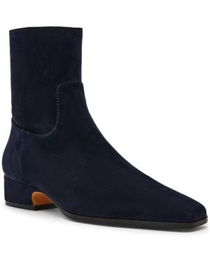 Steve Madden Dusty Block-heel Booties - Blue