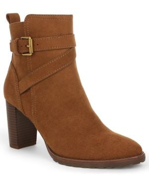 Giani Bernini Ninha Block Heel Booties - Brown