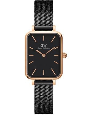 Daniel Wellington Analog Black Stainless Steel Mesh Watch