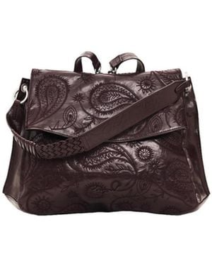 Desigual Medium Paisley Backpack - Brown