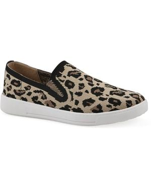 White Mountain Upstay Slip-on Sneaker Flats - Black