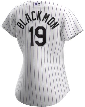 Nike Colorado Rockies Charlie Blackmon Official Player Replica Jersey - White