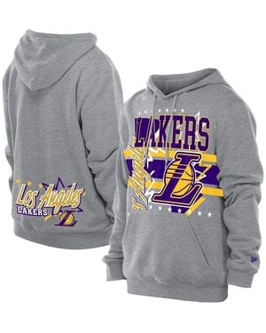 KTZ Los Angeles Lakers Injection Sport Classics Hoodie - Gray