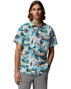 Columbia Trollers Best Ii Short-sleeve Shirt - Blue