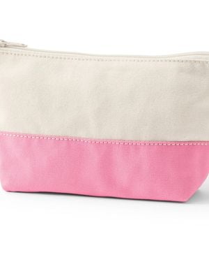 Lands' End Zipper Canvas Pouch - Pink
