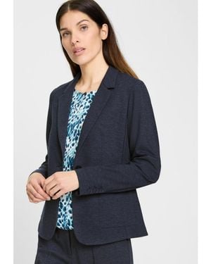 Olsen Denim Look Blazer - Blue
