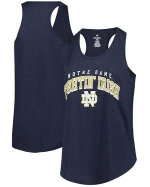 Fanatics Notre Dame Fighting Irish Plus Size Arch Tank Top - Blue