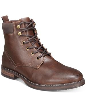 Club Room Westin Lace-up Boots - Natural