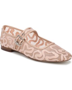 Sam Edelman Michaela Mesh Mary Jane Flats - Pink