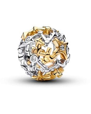 PANDORA Cubic Zirconia Two-tone Constellation Charms - White