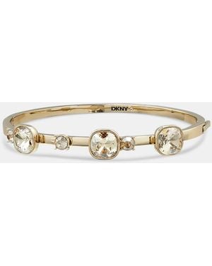 DKNY Minimalist Crystal Scatter Stone Bracelet - Natural
