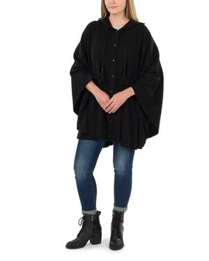 Patricia Nash Hooded Cape - Black
