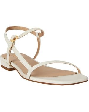 Ralph Lauren Lainee Nappa Flat Sandals - Metallic