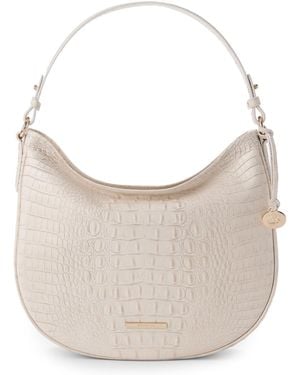 Brahmin Kathleen Alden Road Medium Shoulder Bag - Gray