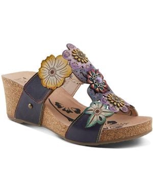 L'ARTISTE Spring Step Prettypetals Sandal - Brown