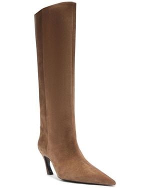 SCHUTZ SHOES Lexi Mid Pull-on Dress Boots - Brown