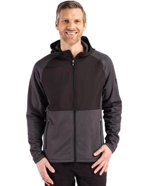 Cutter & Buck Peshastin Fleece Recycled Hybrid Jacket - Black