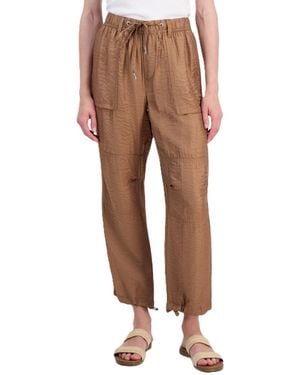 Nautica Relaxed Straight-leg Drawstring Pants - Natural
