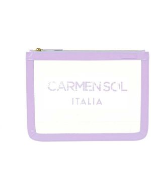 Carmen Sol Firenze Clear Pochette Clear - White