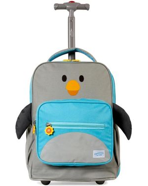 J World Kids And Toddlers Twise Side-kick Rolling Backpack - Blue