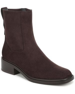 Franco Sarto Gracely Block Heel Zip Short Boots - Brown