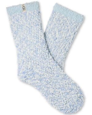 UGG Cozy Chenille Crew Socks - Blue