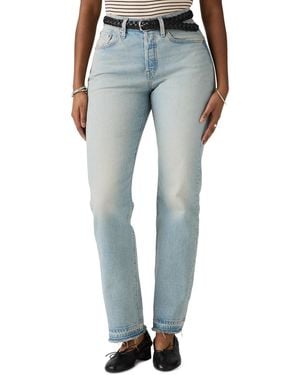 Levi's 501 Curve High-rise Straight-leg Jeans - Blue