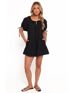 Petal & Pup Carina Romper - Black
